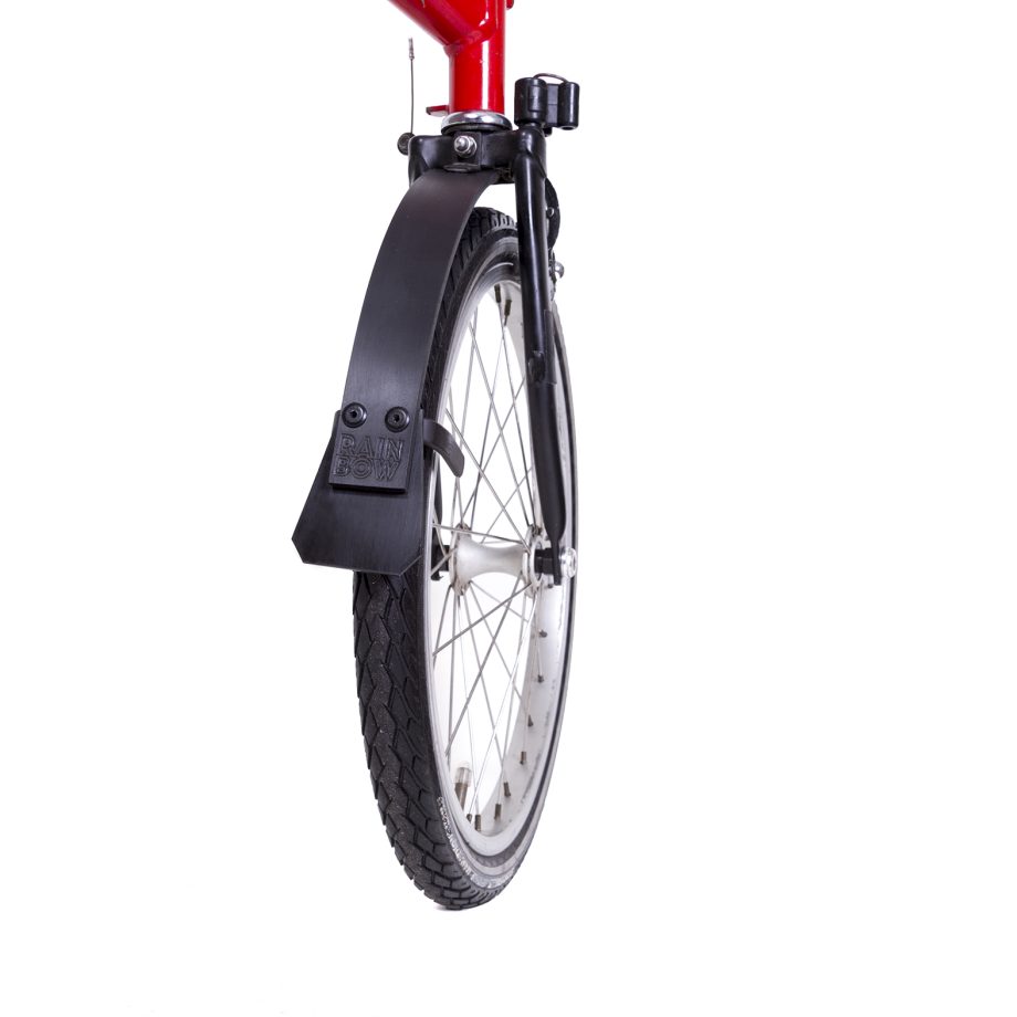 Brompton Folding Bike with Rain-bow Fenders