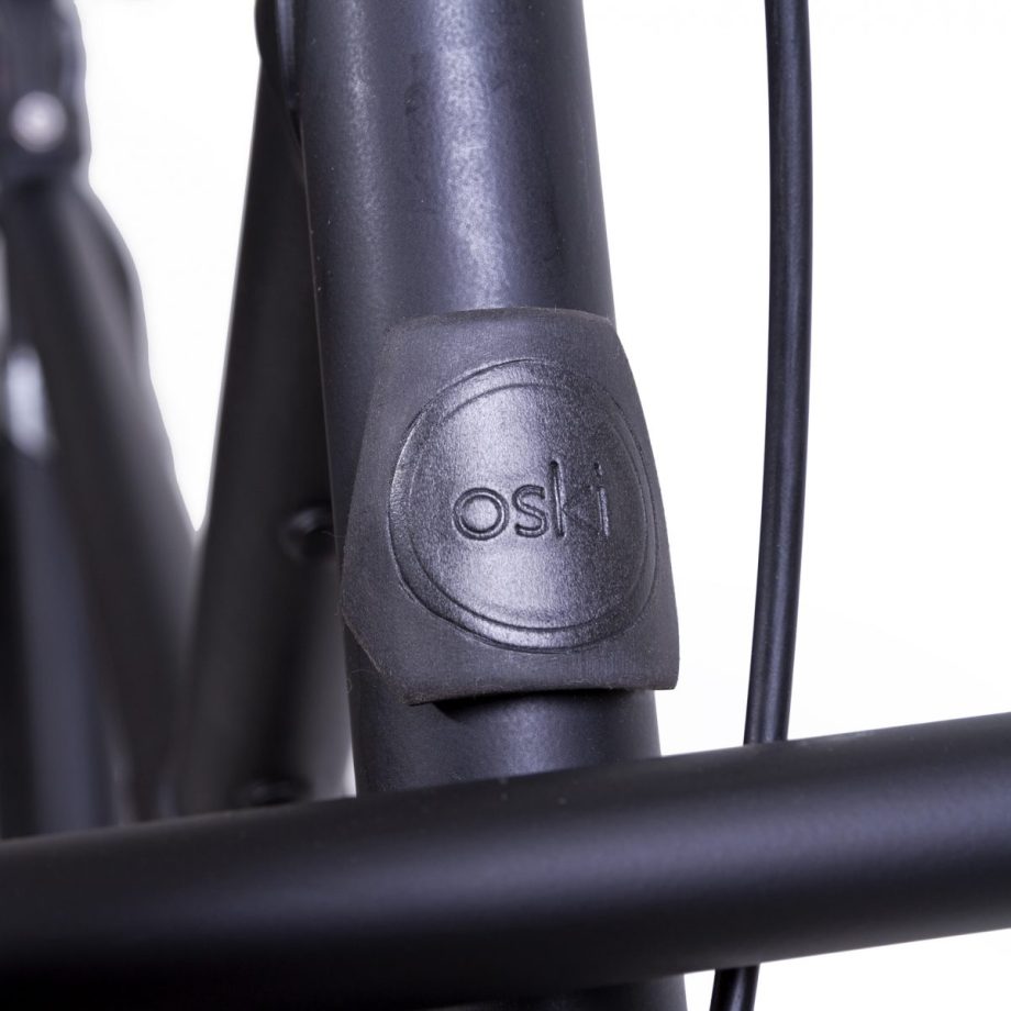 Oski Bike based on a Azor cross frame with Rain-bow Fenders