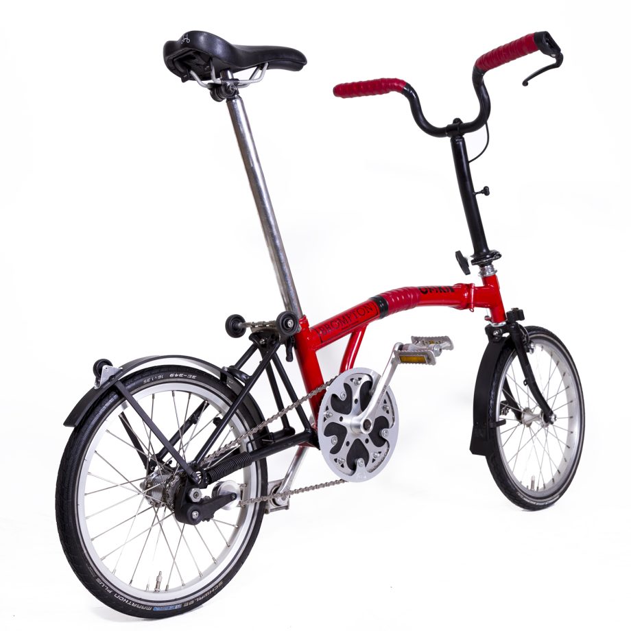 Brompton folding Bicycle with Rain-bow Fenders